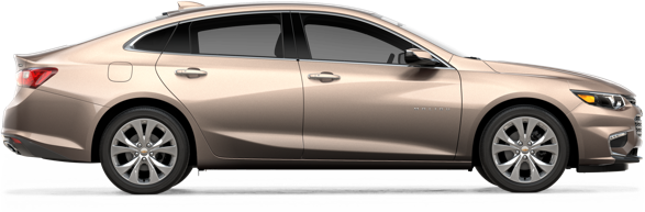 Side View of a Chevy Malibu