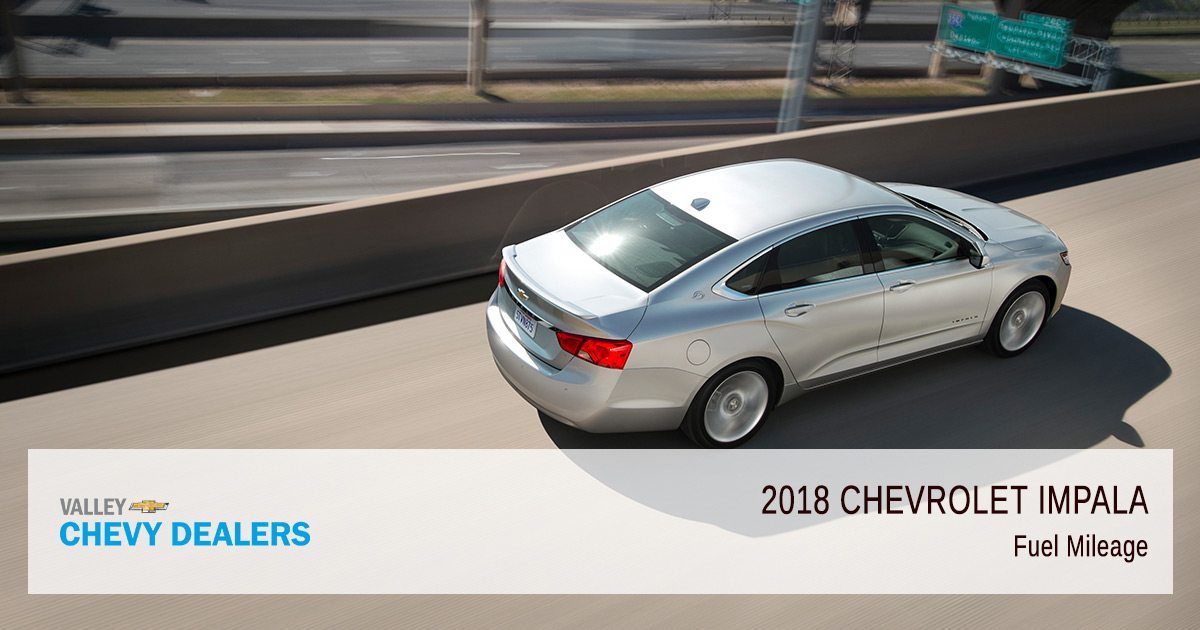 2018 Chevy Impala Fuel Efficiency & Gas Consumption: Gas Mileage
