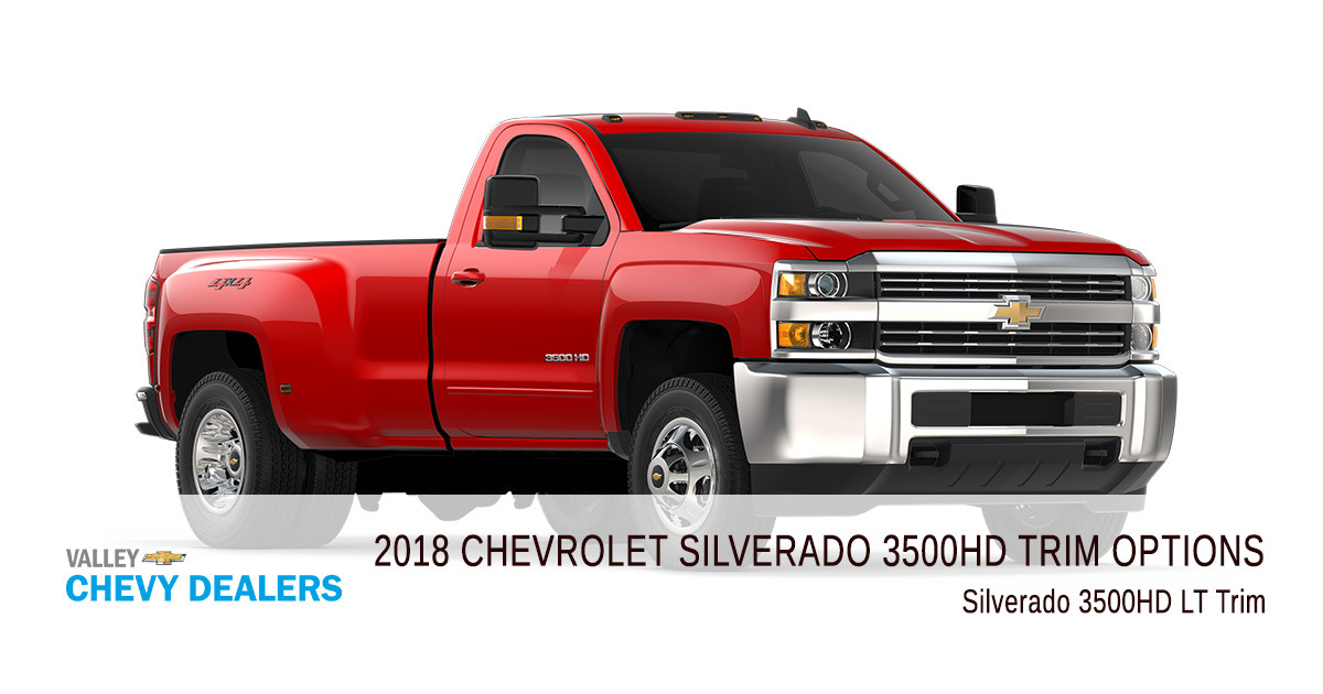 2018 Chevy Silverado 3500HD - Trim LT