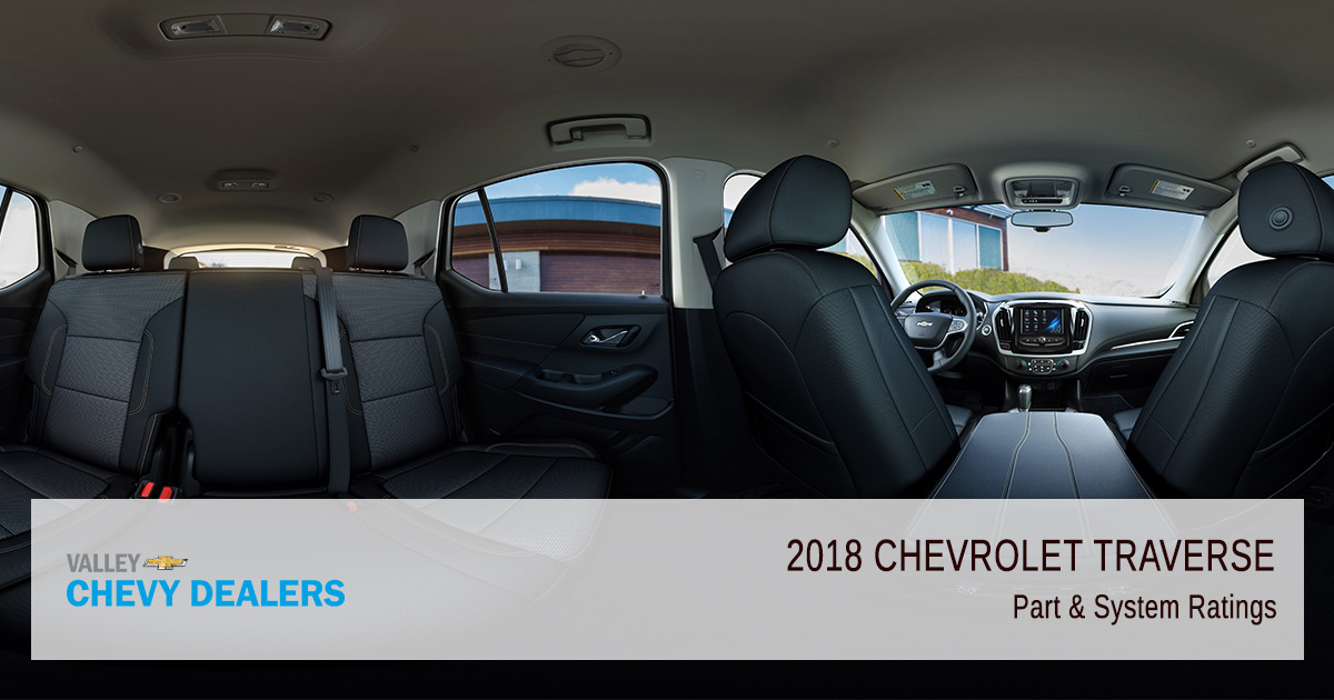 Valley Chevy - 2018 Chevy Traverse Reliability - Part Ratings