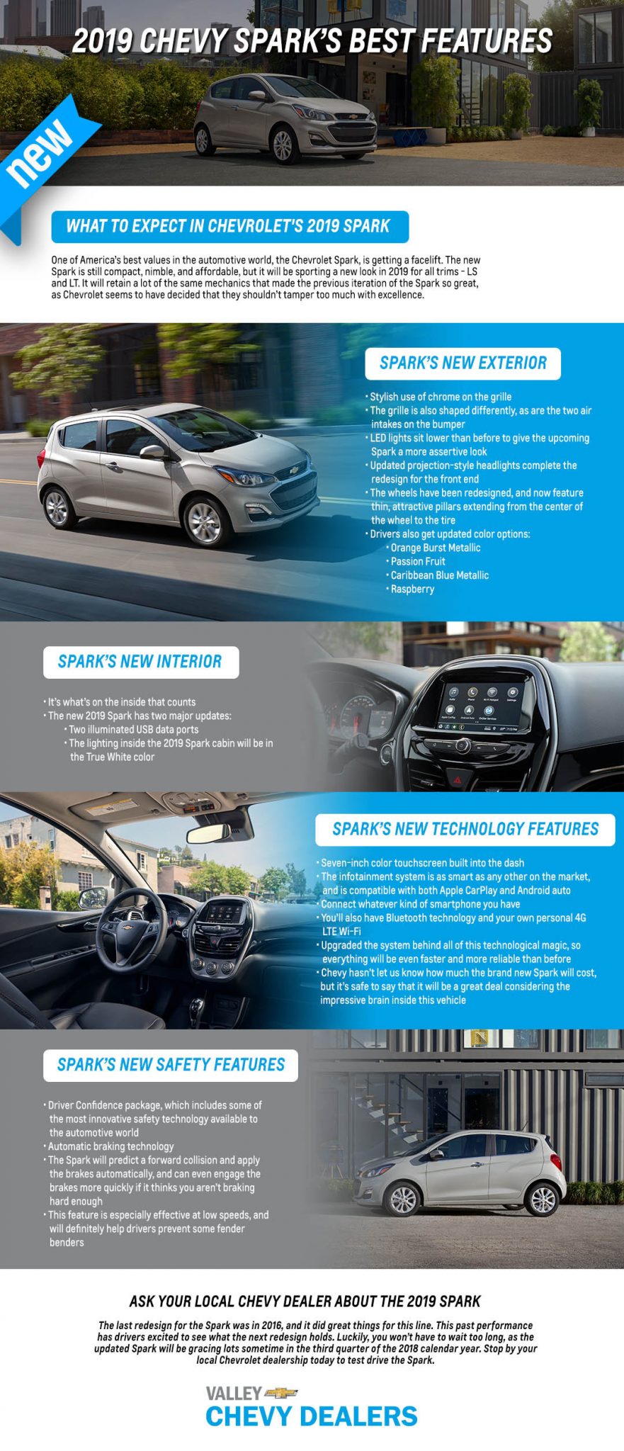 2019 Chevy Spark’s Best Features