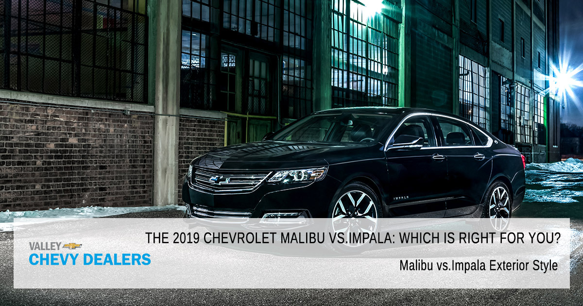 Malibu vs.Impala Exterior Style