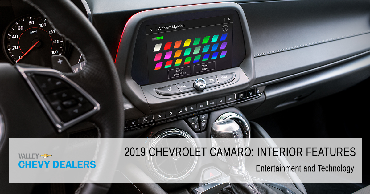 2019 Chevrolet Camaro Interior Features Valley Chevy