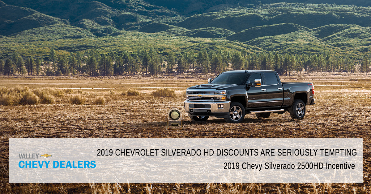 2019 Chevy Silverado 2500HD Incentives