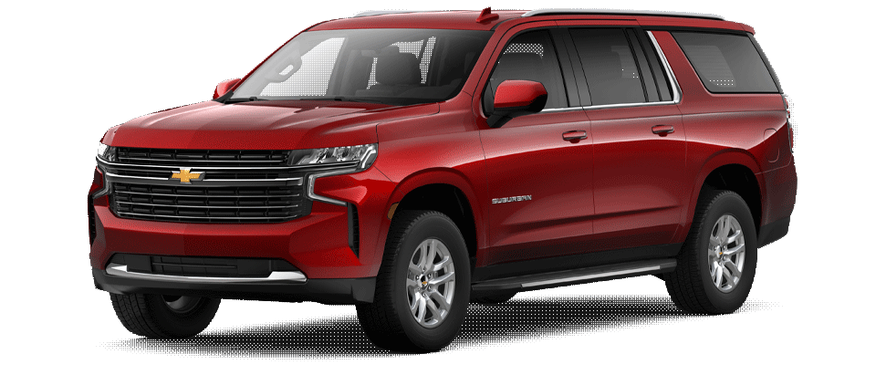 Valley Chevy - 2021 Chevrolet Suburban LT Red