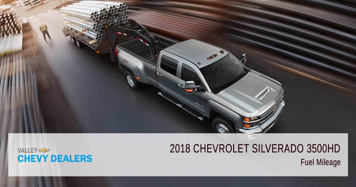 2018 Chevy Silverado 3500HD Fuel Efficiency & Gas Consumption - Mileage