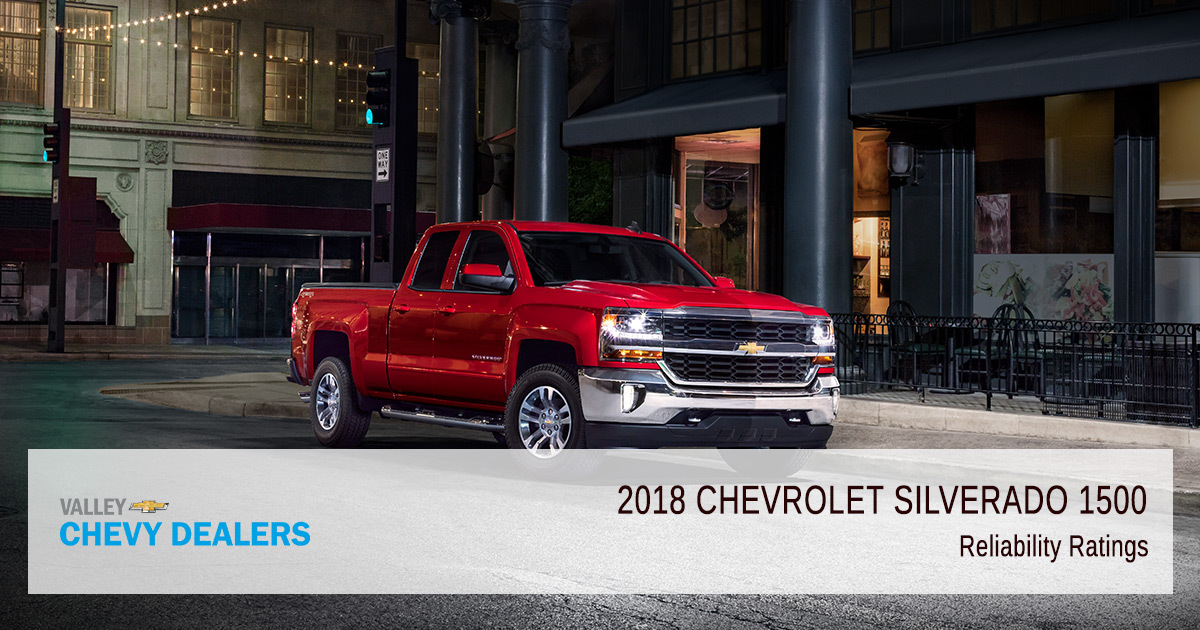 2018 Chevrolet Silverado 1500 Reliability & Satisfaction Ratings - Reliable