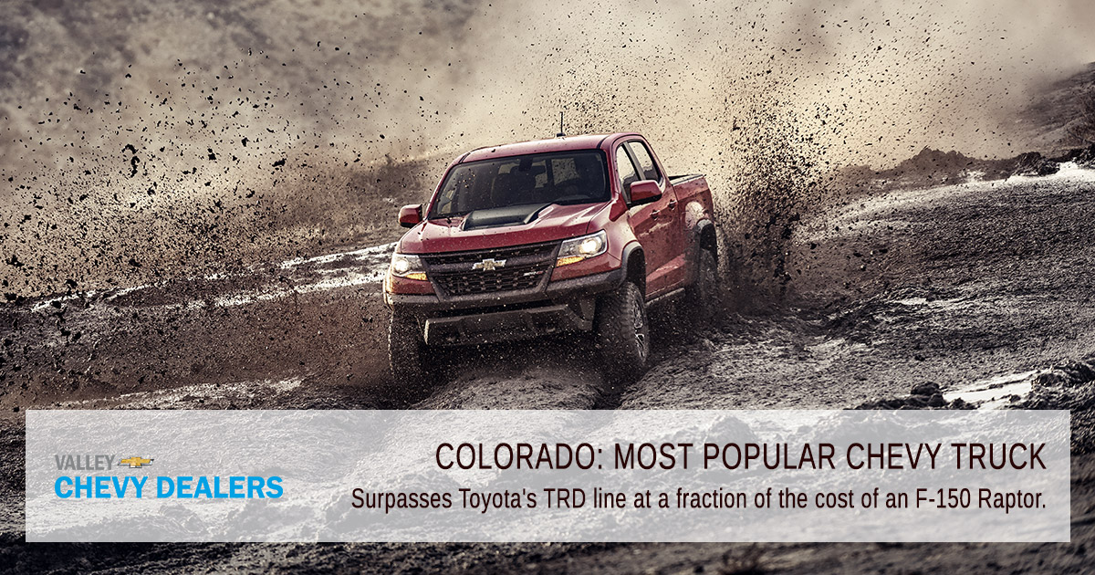 Valley Phoenix Chevrolet - What is the Most Popular Chevy Truck? - Offroad
