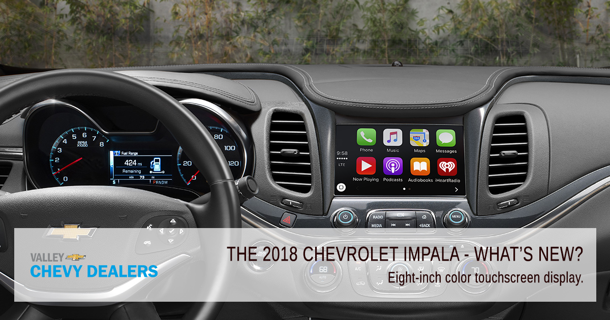 Valley Chevy PHX - 2018 Chevrolet Impala What's New? - Touchscreen