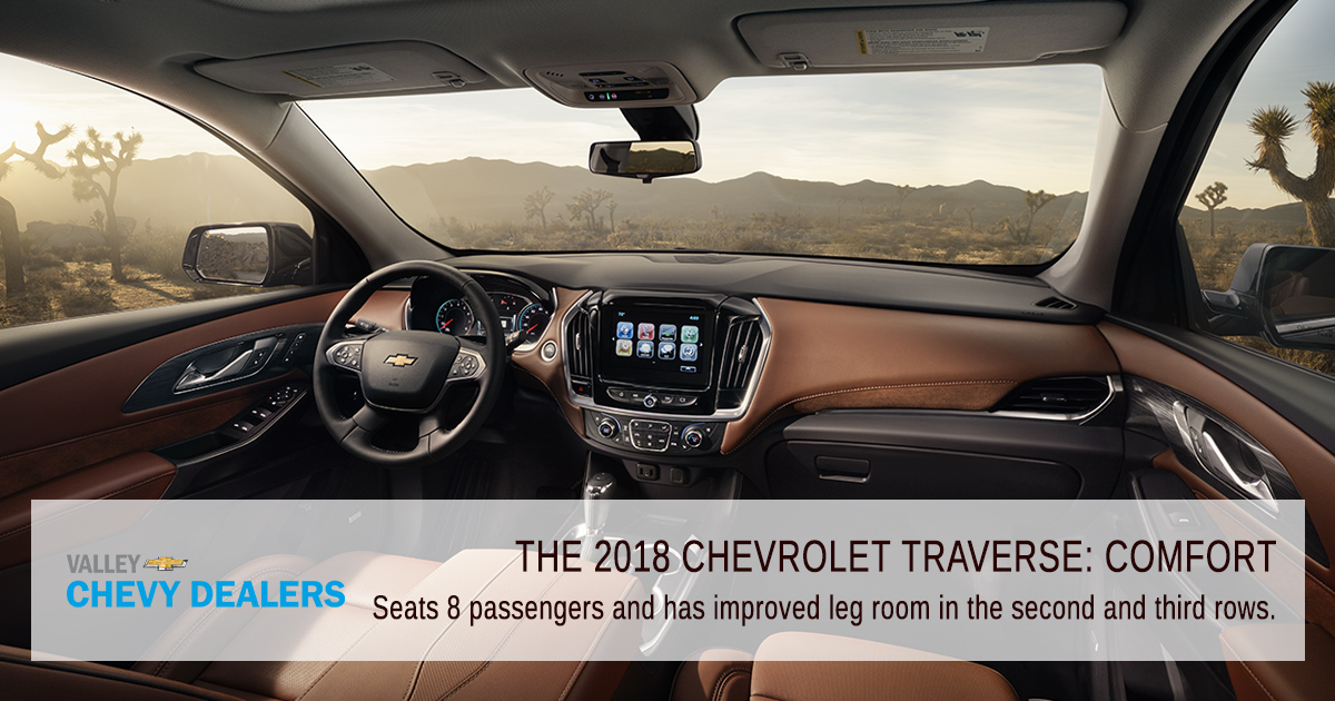 Valley Chevy Phoenix - 2018 Chevrolet Traverse: Find Out What's New - Comfort