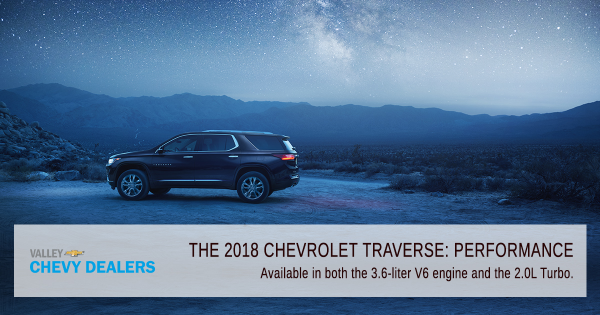 Valley Chevy Phoenix - 2018 Chevrolet Traverse: Find Out What's New - Performance