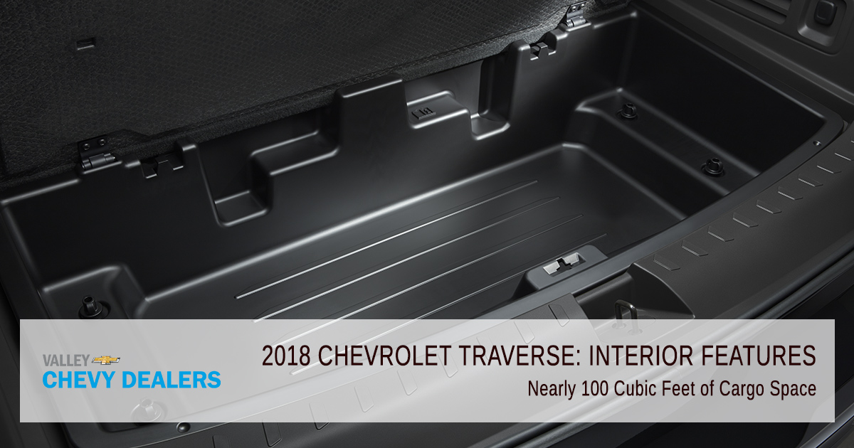 Valley Chevy in Phoenix: 2018 Chevrolet Traverse Interior Features - Cargo Space