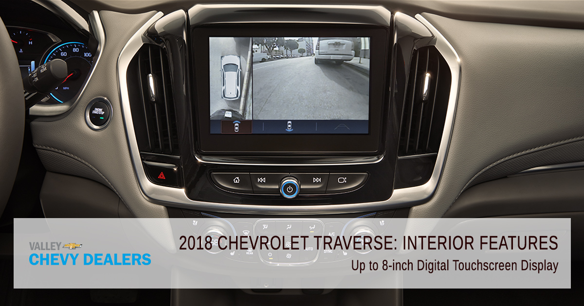 Valley Chevy in Phoenix: 2018 Chevrolet Traverse Interior Feature - Touchscreen Display