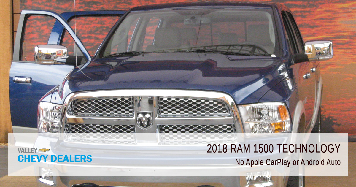 Valley Chevy - 2018 RAM 1500 Technology or Lack Thereof: Infotainment System