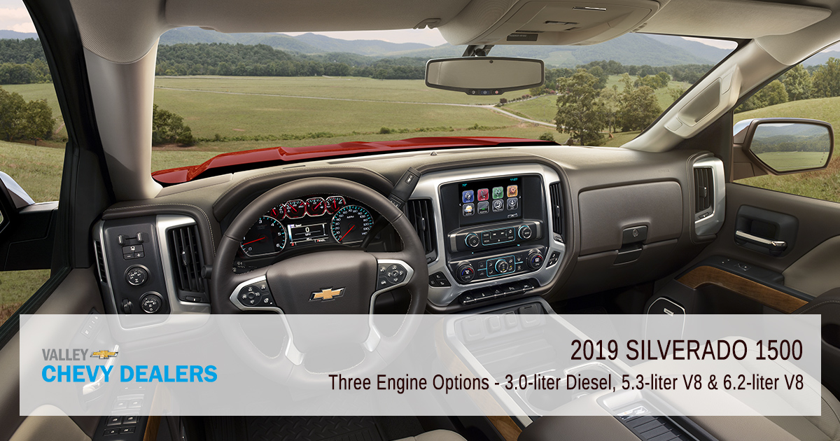 Valley Chevy - 2019 Silverado 1500 Revamped - Engine Options