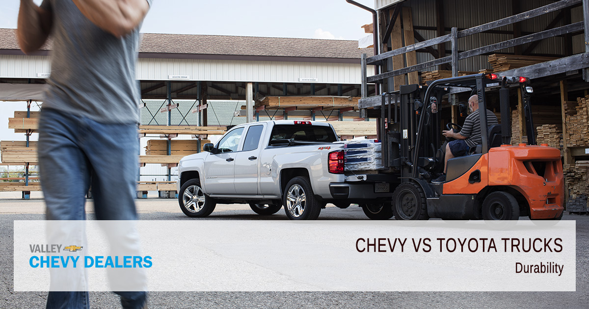 Valley Chevy – Chevrolet vs Toyota Trucs – Which are Better – Durability